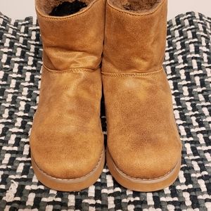 Sketchers tan short boots, Ladies 8